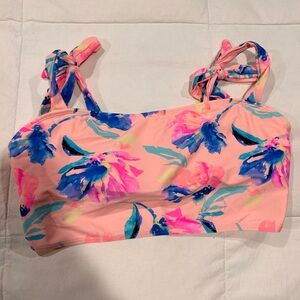 Floral swim top